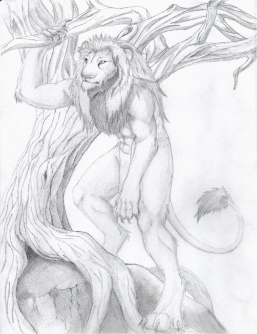 526x683 Lion Man By Bexb