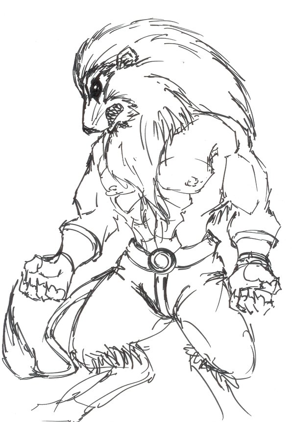 600x861 The Lion Man By Kazema