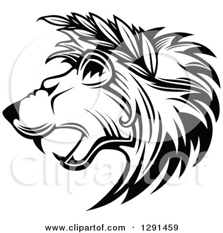 450x470 Royalty Free Vector Clip Art Illustration Of A Black And White