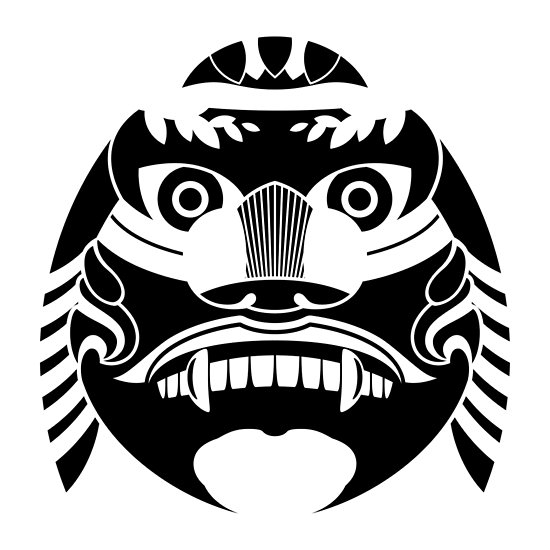 550x550 Haetae, Mythical Unicorn Lion Graphic Art Posters By Moduko