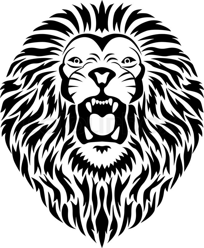 658x800 Lion Mouth Vector
