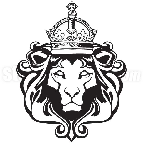 600x600 Lion With Crown Clipart