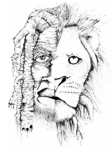 391x514 Lion Of Judah (Broth)