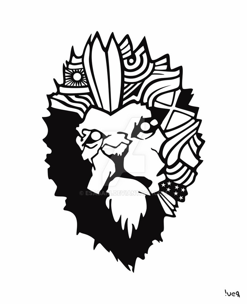 806x991 Lion Of Judah By Esabani