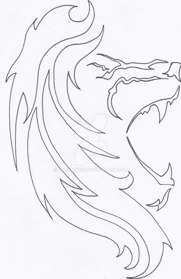720x1110 Lion Tattoo Outline By Moehawk37