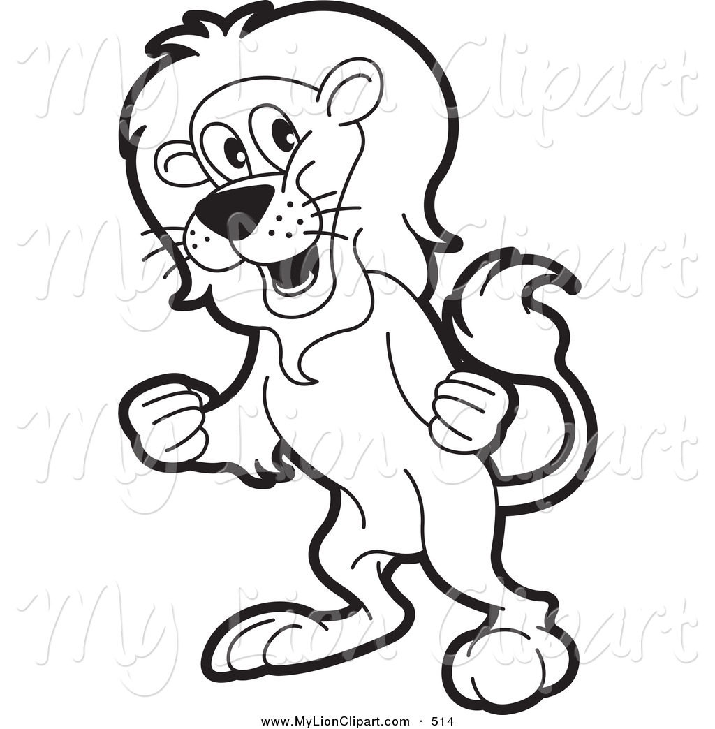 1024x1044 Lion Clipart Coloring Page