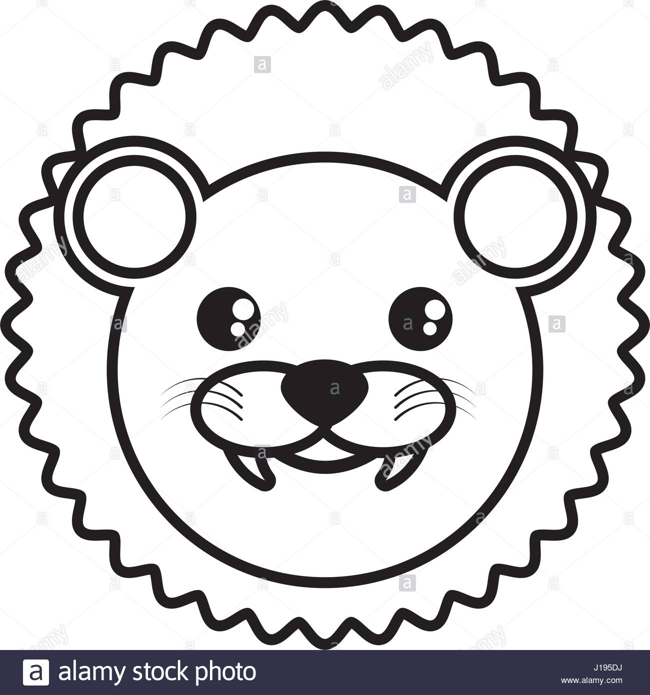1300x1390 Face Lion Animal Outline Stock Vector Art Amp Illustration, Vector