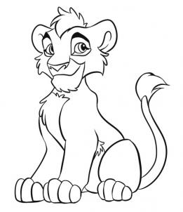 261x302 How To Draw How To Draw Kovu