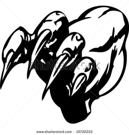 450x470 Lion Claws Drawing