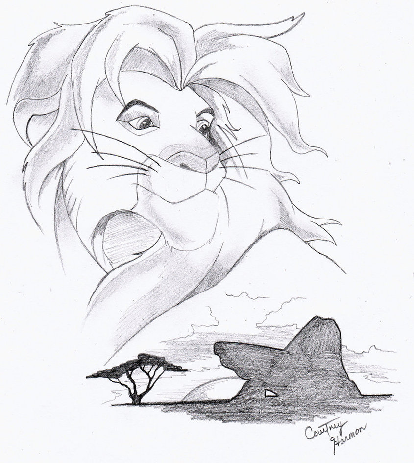 845x945 King Of Pride Rock By Passiononpaper