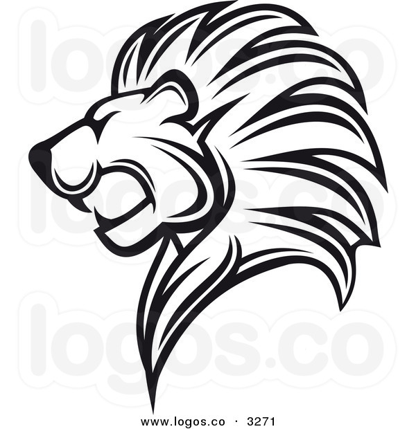 600x620 Lion Clip Art Black And White Clipart Panda
