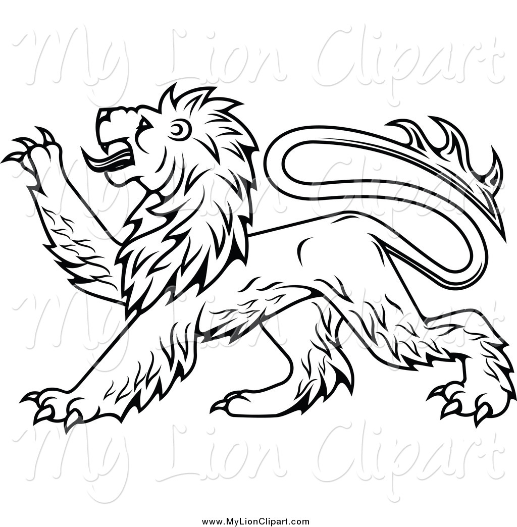 1024x1044 Royalty Free Black And White Stock Lion Designs