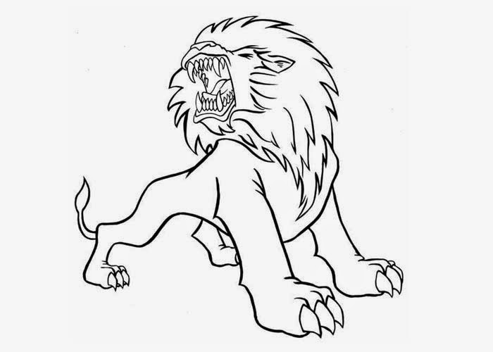 700x500 Roaring Lion Coloring Page Free Coloring Pages And Coloring