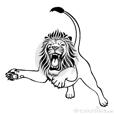 400x400 Lion Clipart Fierce Lion
