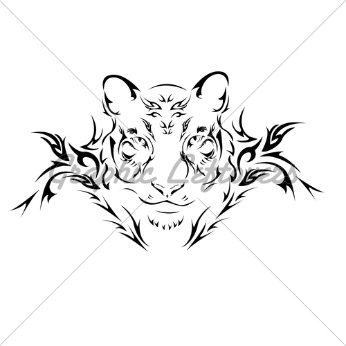 500x500 Tribal Roaring Lion Tattoo Graphic In 2017 Real Photo, Pictures