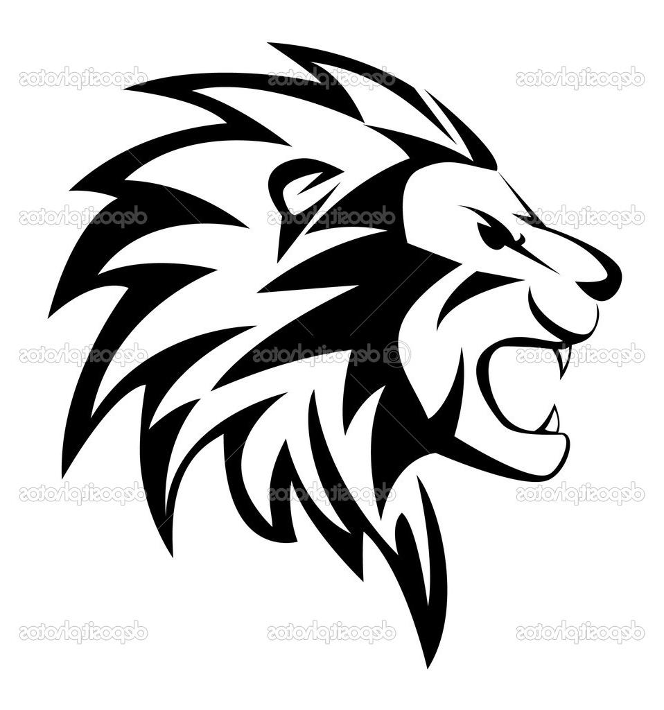 958x1024 Best Free Roaring Lion Vector Roar Design