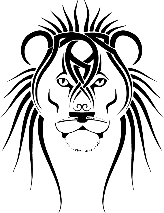 569x737 Tribal Lion Tattoos