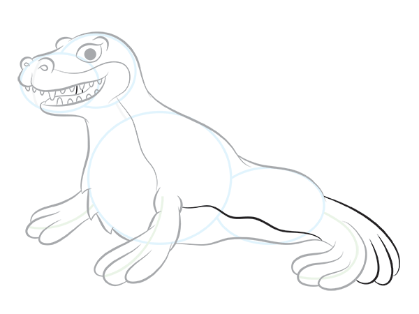 600x450 How To Draw A Seal Step By Step Drawing Lesson
