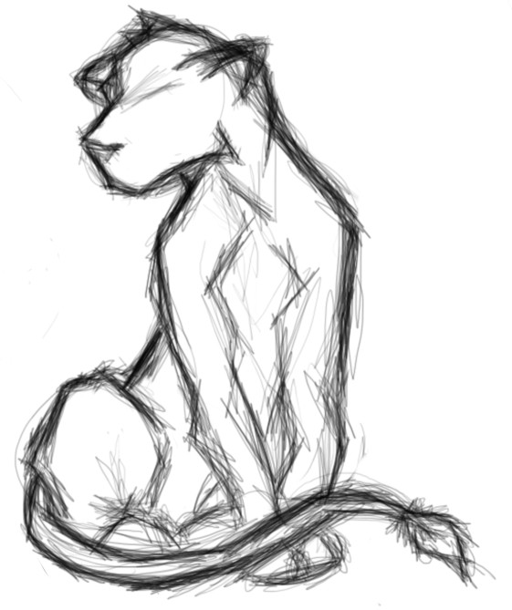 561x669 Lion Sketch By Silvercharmed