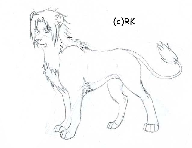 638x492 Sasuke Lion Sketch By Russiankunoichi Fc