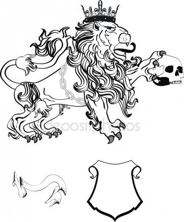 373x450 Lion Skull Vector Stock Vectors, Royalty Free Lion Skull Vector