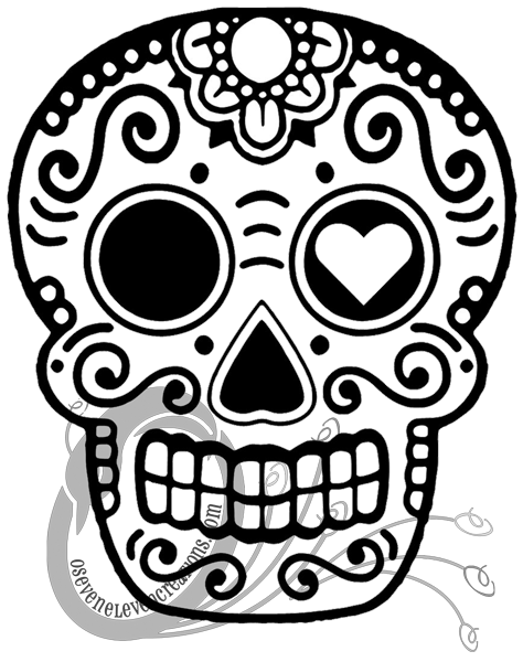 474x600 Sugar Skull Outline Go Back Gt Gallery For Gt Sugar Skull Lion