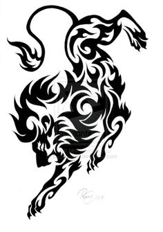 236x335 18 Magnificent Tribal Lion Tattoo Only Tribal Tattoos