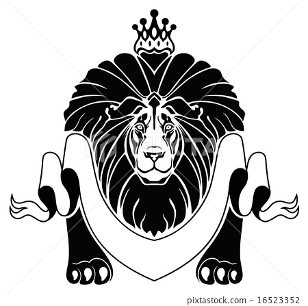 450x447 Lion With Crown