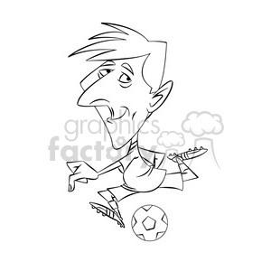 300x300 Royalty Free Lionel Messi Black And White 395082 Vector Clip Art