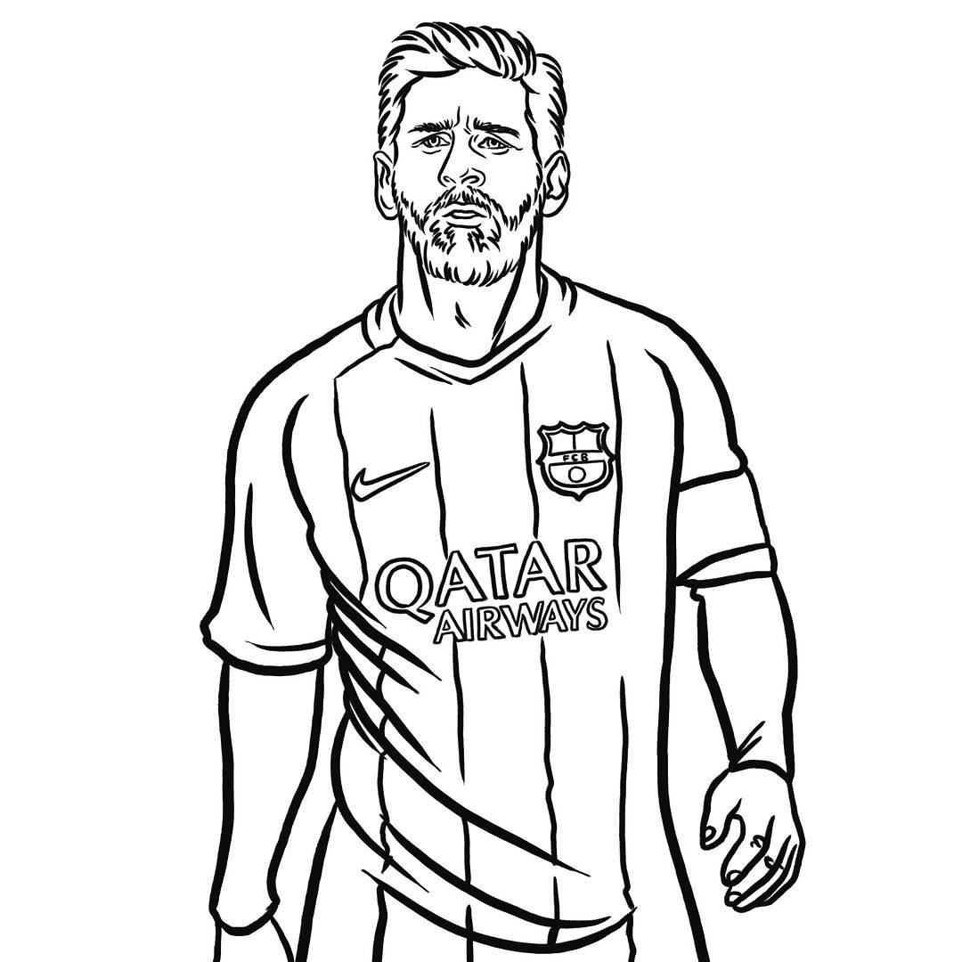 Lionel Messi Drawing At Free For