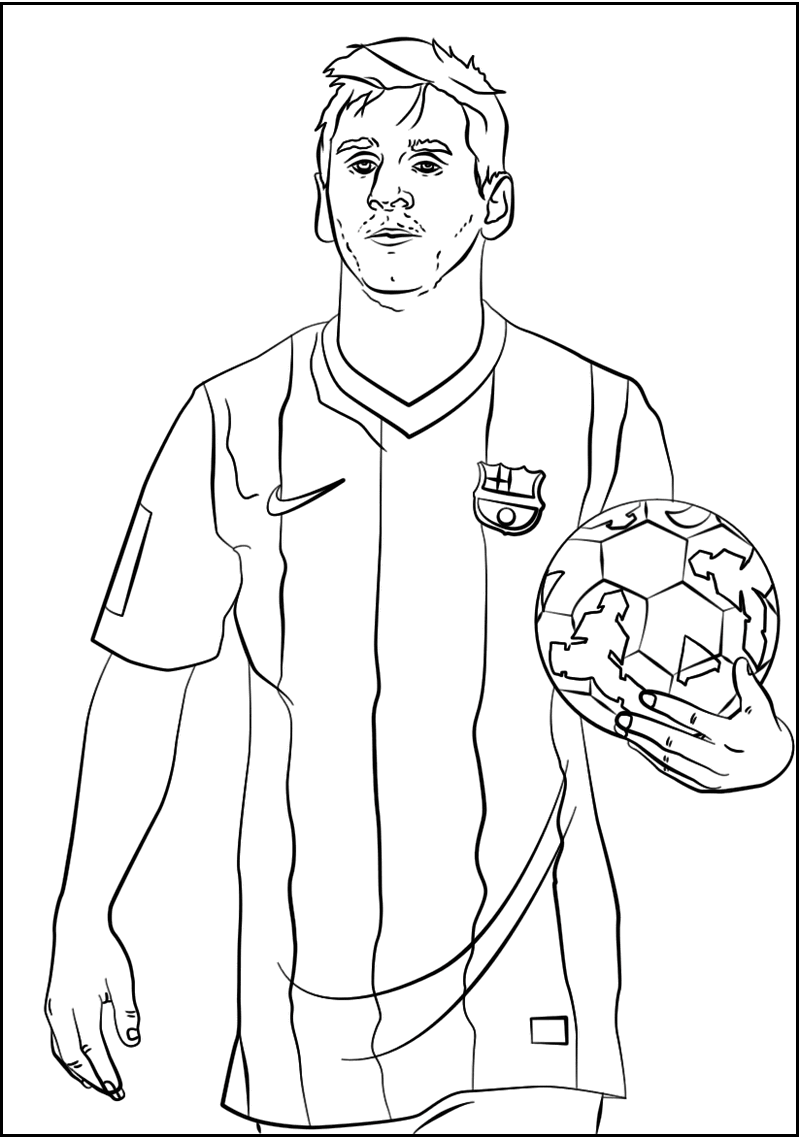 800x1138 Lionel Messi Soccer Player Coloring Sheet Sport Coloring Page