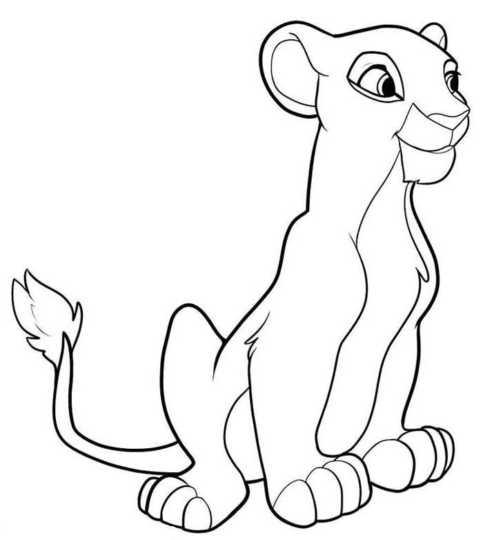 700x782 Lioness Coloring Pages
