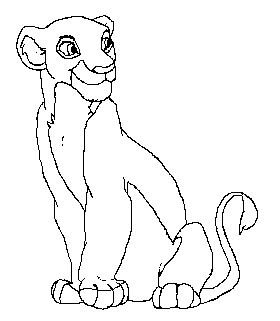 280x321 Lioness Lineart By Anniehyena
