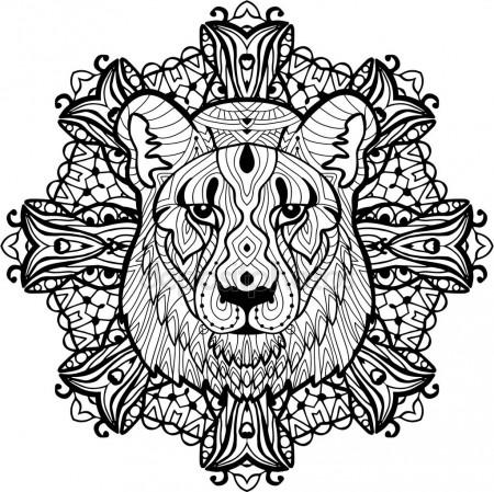 Lioness Head Drawing at GetDrawings | Free download