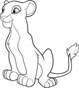 271x302 How To Draw How To Draw A Lion King Nala
