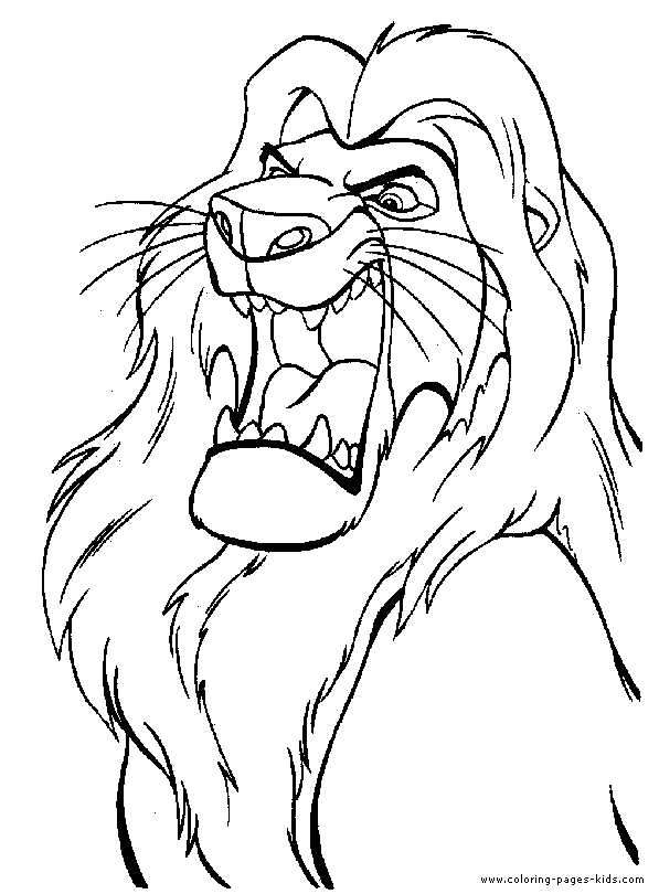 597x810 Lion King Coloring Pages
