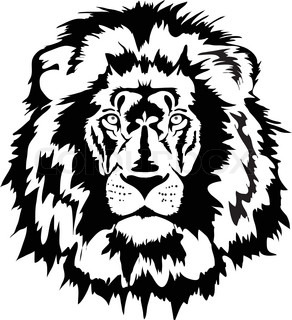 292x320 Lion's Head Stock Vector Colourbox