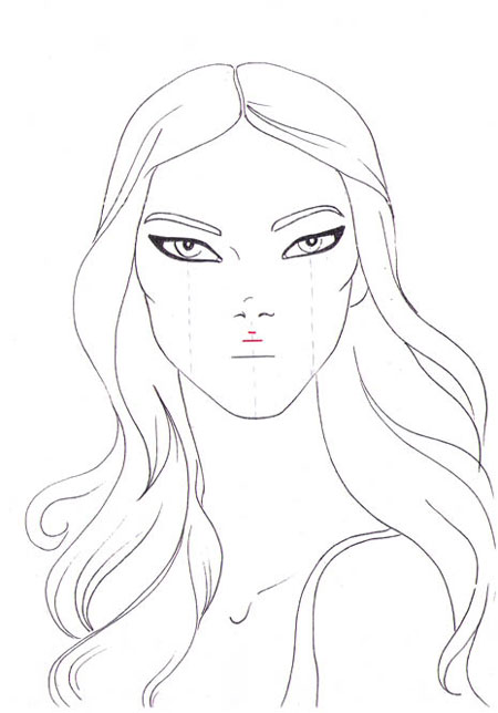 450x644 How To Draw A Smile I Draw Fashion