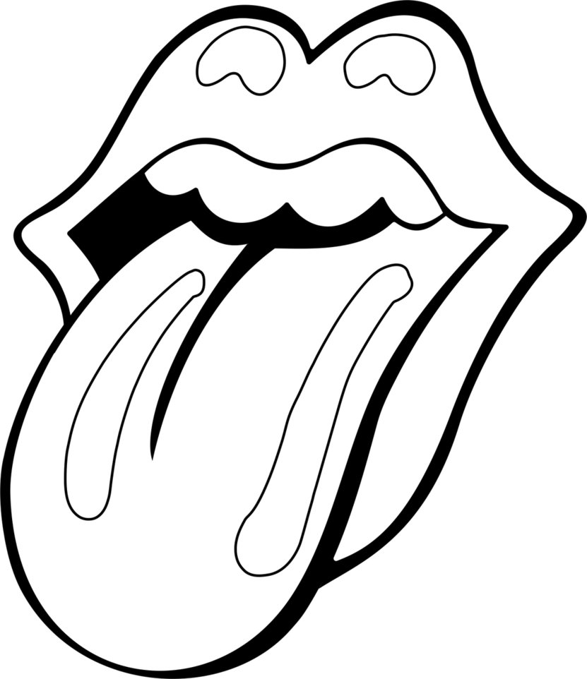 831x962 How To Draw The Rolling Stones Lips And Tongue Step 4 Art