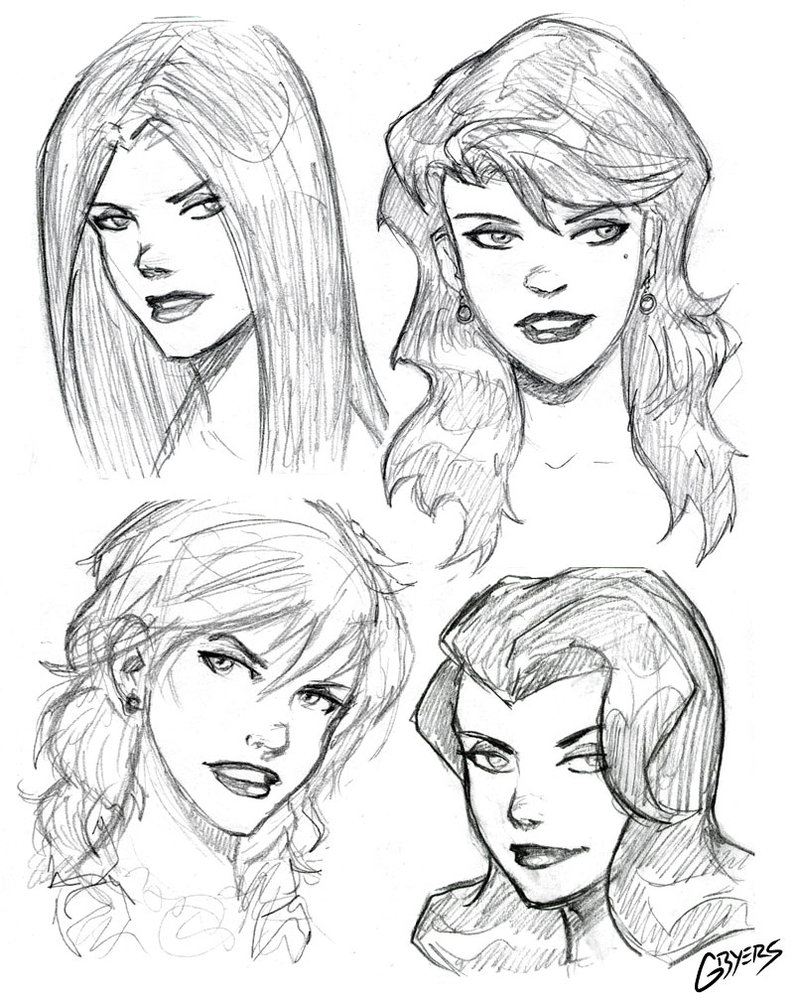 794x1005 Hair, Lips, And Eyes By Garrettbyers