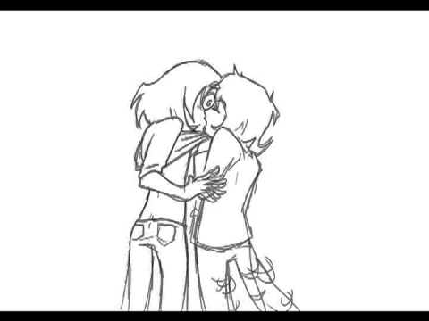480x360 Unspekting Kiss Sketch Animation