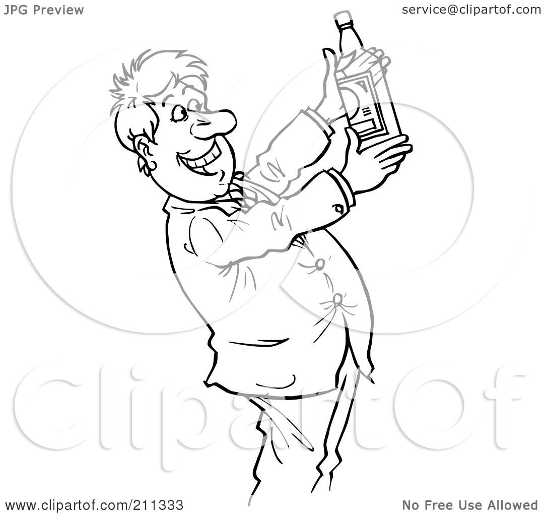 1080x1024 Royalty Free (Rf) Clipart Illustration Of A Coloring Page Outline