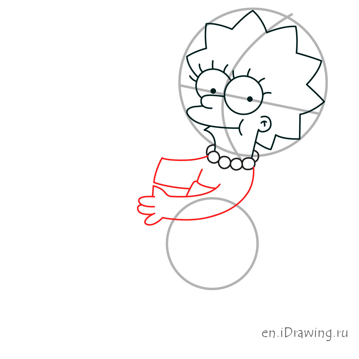 1200x1200 How To Draw Lisa Simpson Playing The Saxophone