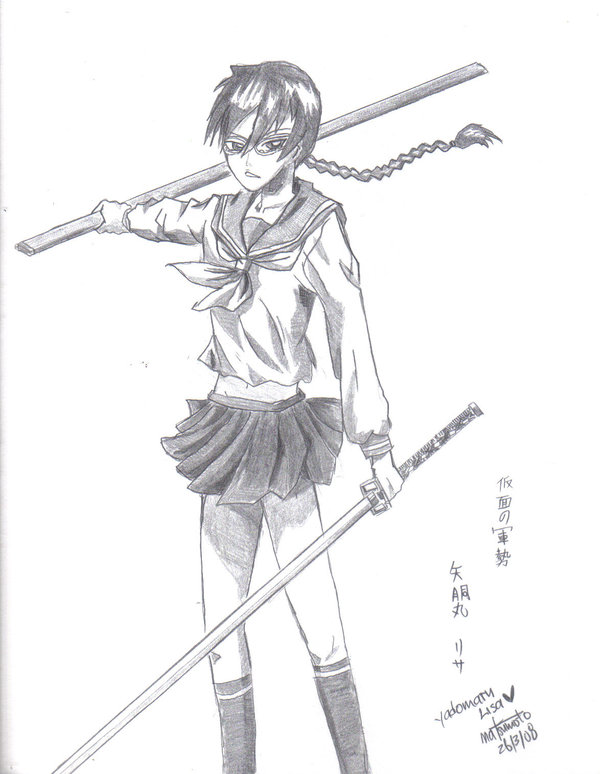 600x774 Yadomaru Lisa By Kitsuneran