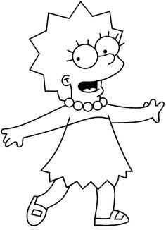 236x326 How To Draw Lisa Simpson Step By Step. Drawing Tutorials For Kids