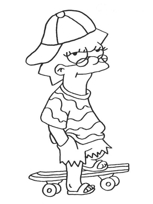 638x850 45 Best Coloring Pages (The Simpsons) Images On