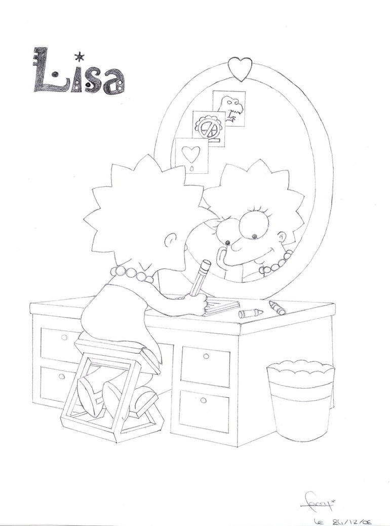 770x1038 Lisa Simpson By Zanthia56