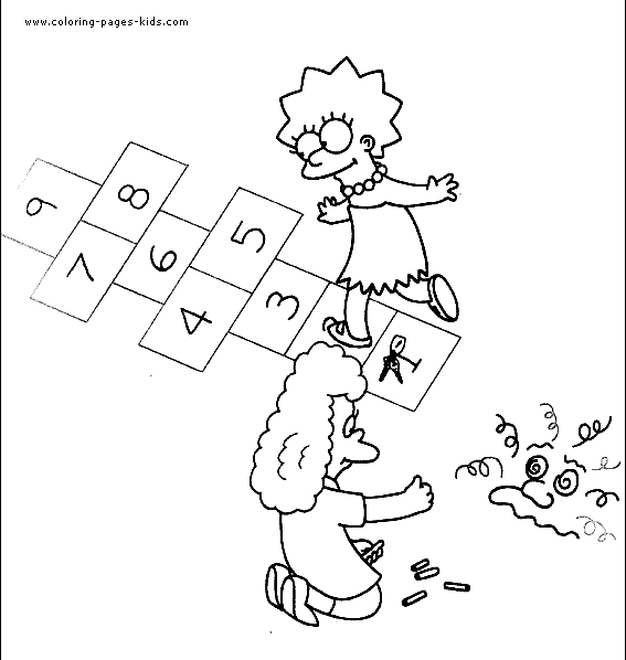 567x598 Free Simpsons Coloring Pages , ,