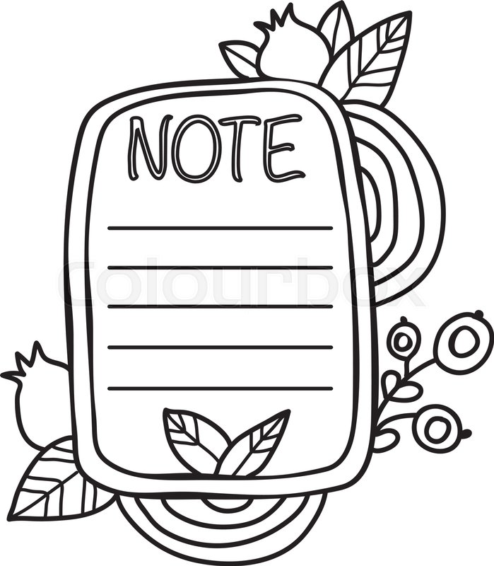 699x800 Printable To Do List Page. Fun Summer Doodle Frame. Floral