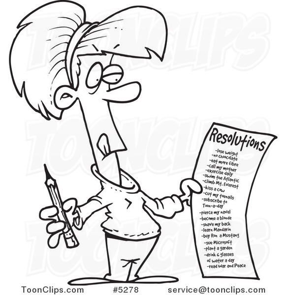 581x600 Cartoon Black And White Line Drawing Of A Lady Holding A Long New